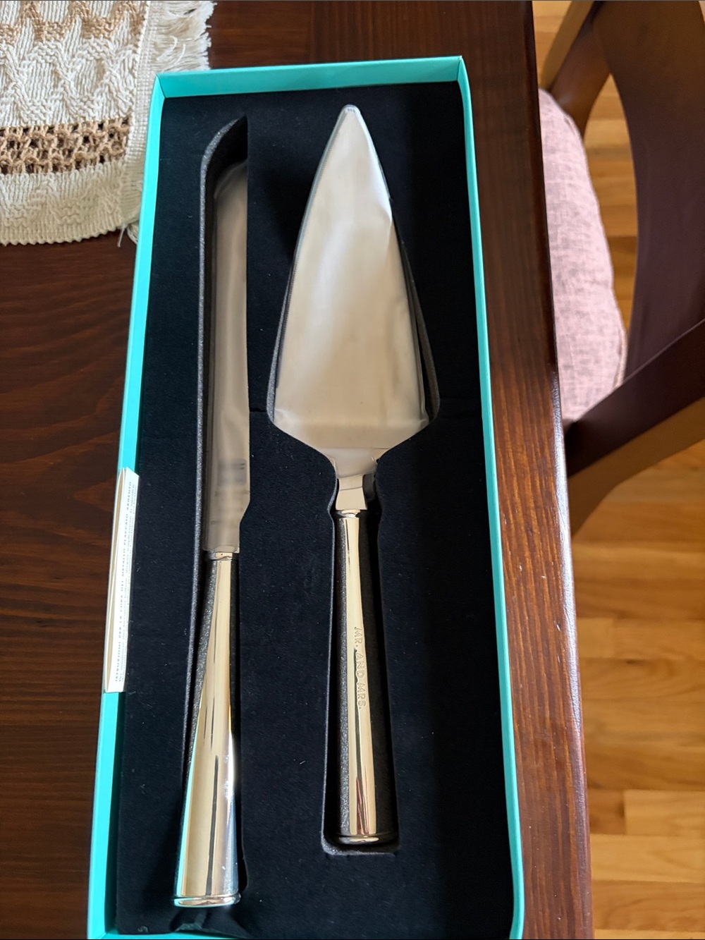 kate spade Polished Silver Cake Knife and Server Set